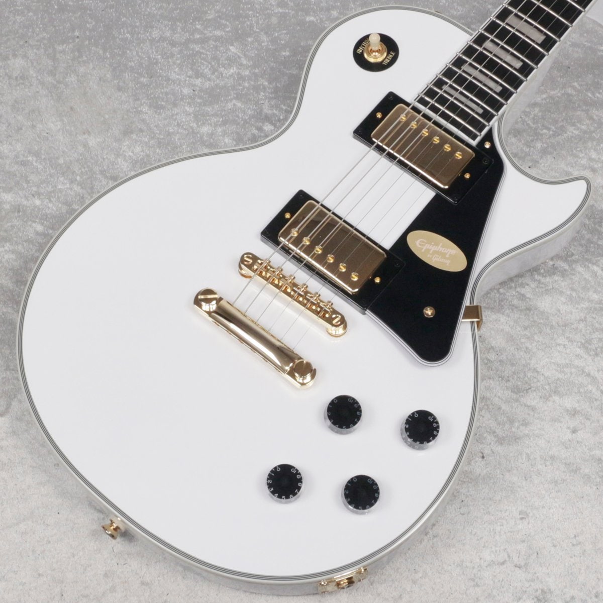 Epiphone / Inspired by Gibson Les Paul Custom Alpine White | レス