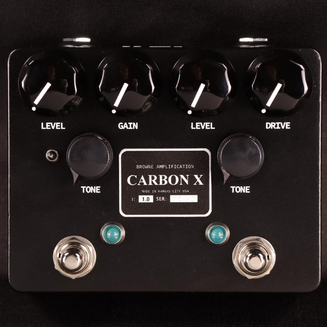 BROWNE AMPLIFICATION / Carbon X デュアルオ ーバードライブ 【国内
