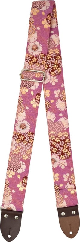 KYORITSU / Harmonics J 西陣織ギターストラップ 花寄せ小豆