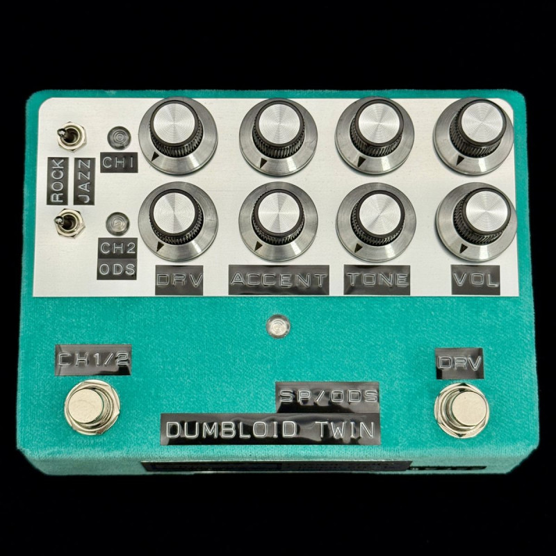 Shins Music / Dumbloid Twin SP/ODS Mint Green Velvet 《ペダル