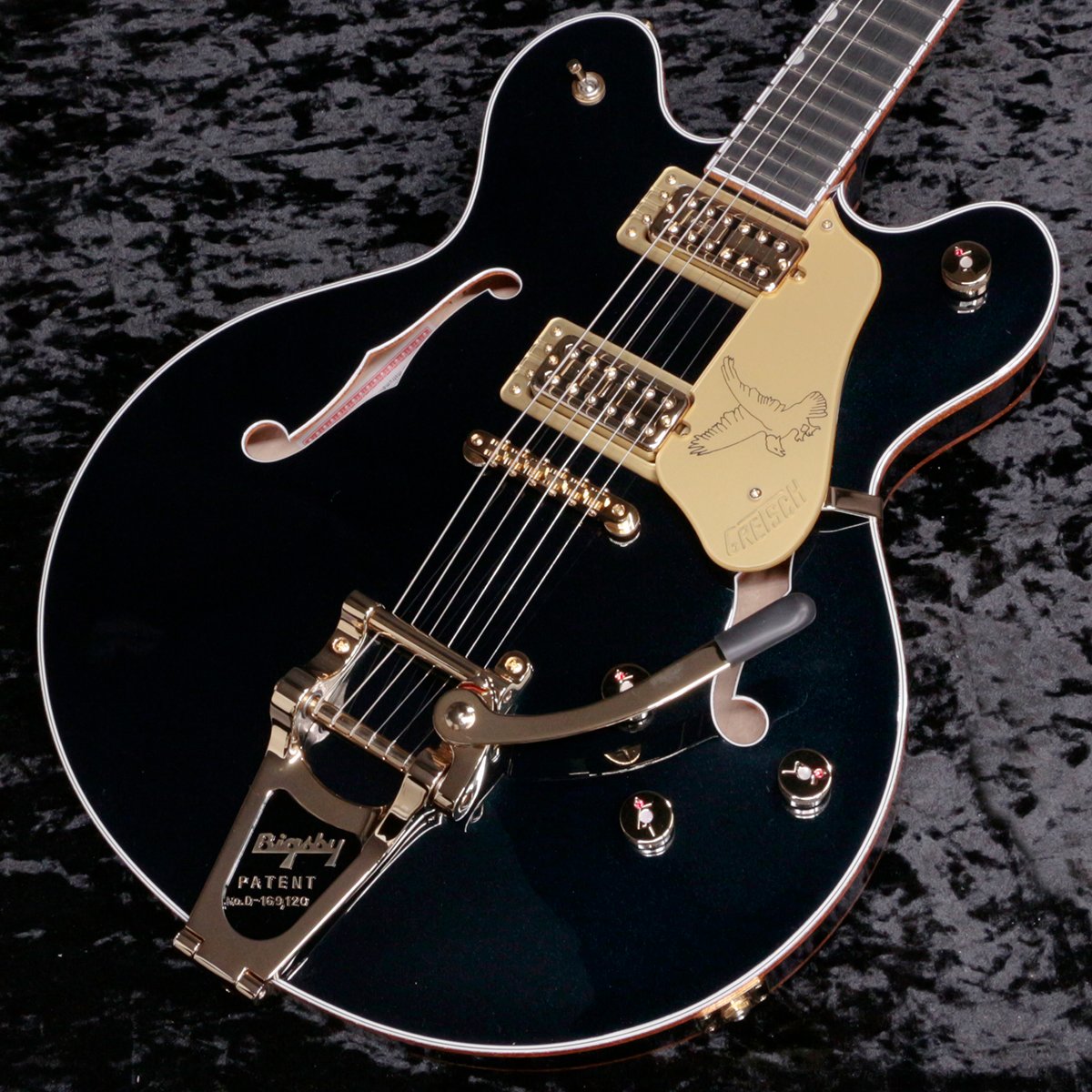 (美品！)グレッチ セミアコギター ビグスビー付き Gretsch / Falcon Center Block LTD Bigsby and Gold HW Ebony