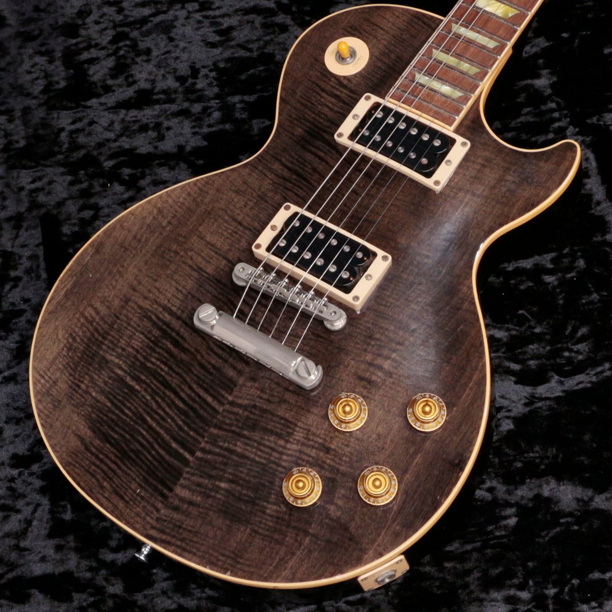 中古】Gibson / Les Paul Classic Plus Trans Ebony Burst 2001年製 