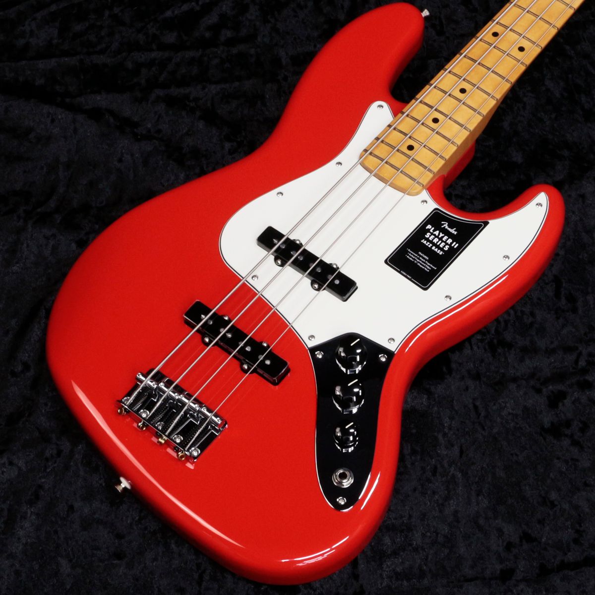 Fender / Player II Jazz Bass Maple Fingerboard Coral Red【セール