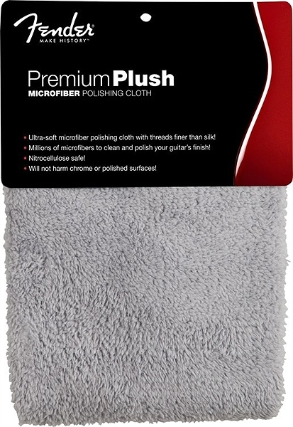 Fender / Premium Plush Microfiber Polishing Cloth Gray【マイクロファイバークロス】