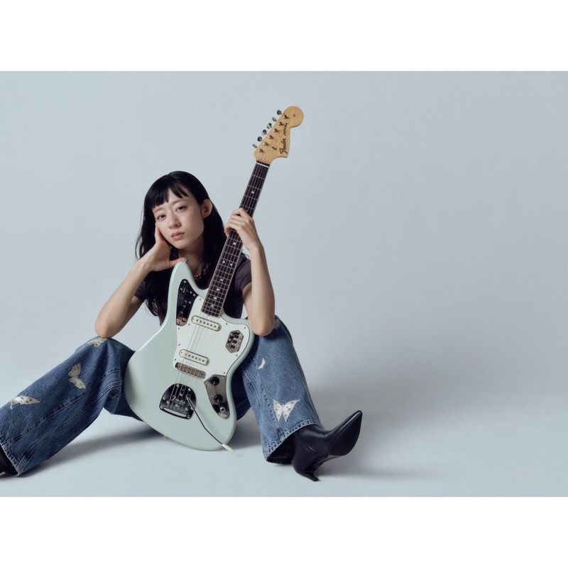 Fender / Moeka Shiotsuka Jaguar moni Rosewood Fingerboard Aged Sonic Blue 塩塚モエカ 【新宿店】
