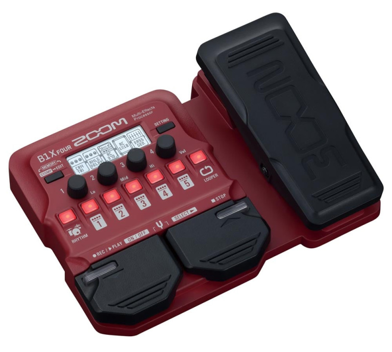 ZOOM B1 FOUR ベース用マルチエフェクター 値下げ⭕️ セール品》【無償オンラインユーザー登録で安心の3年間製品保証】ZOOM