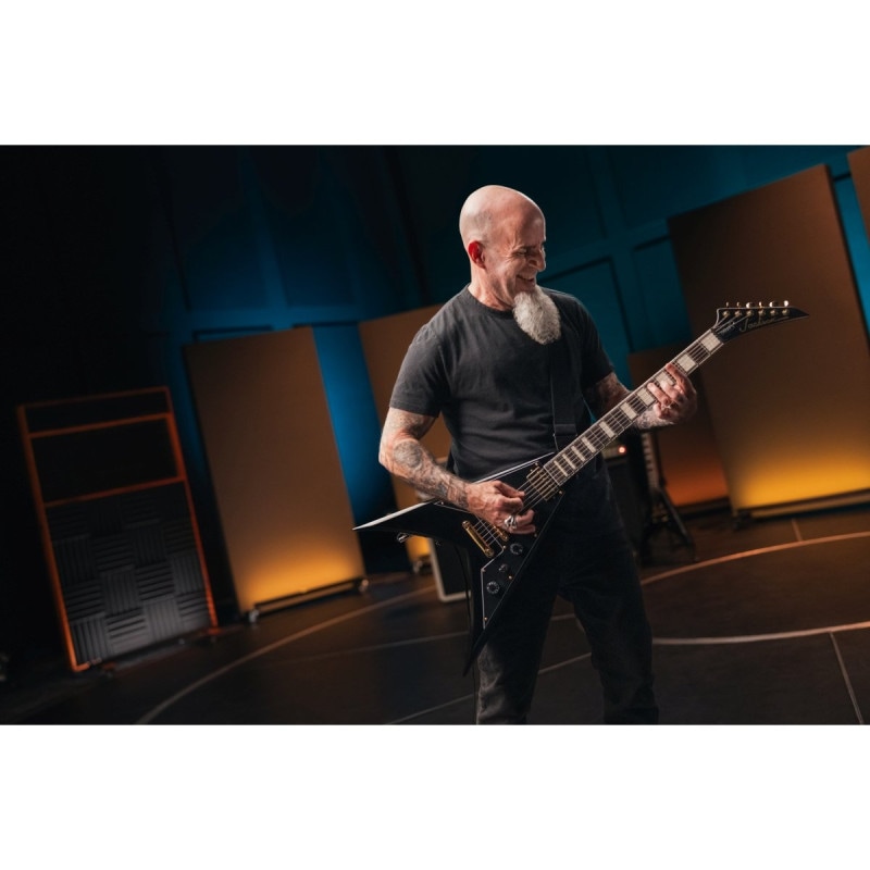 Jackson / X Series Signature Scott Ian King V KVXT Laurel Fingerboard Gloss Black スコット・イアン