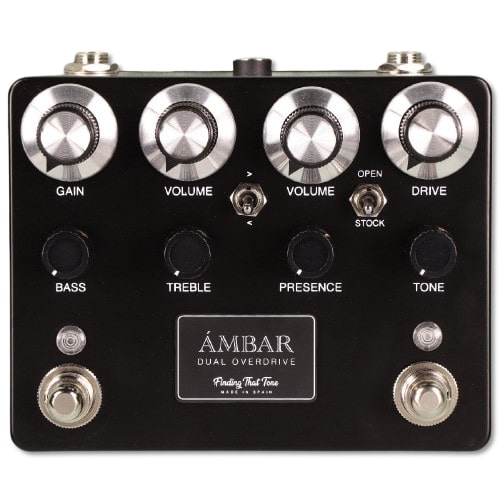 Finding That Tone / AMBAR Matte Black Dual Overdrive オーバー