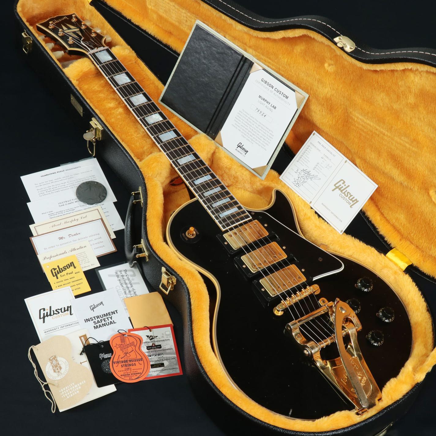中古】Gibson Custom Shop / Murphy Lab 1957 Les Paul Custom 3PU w