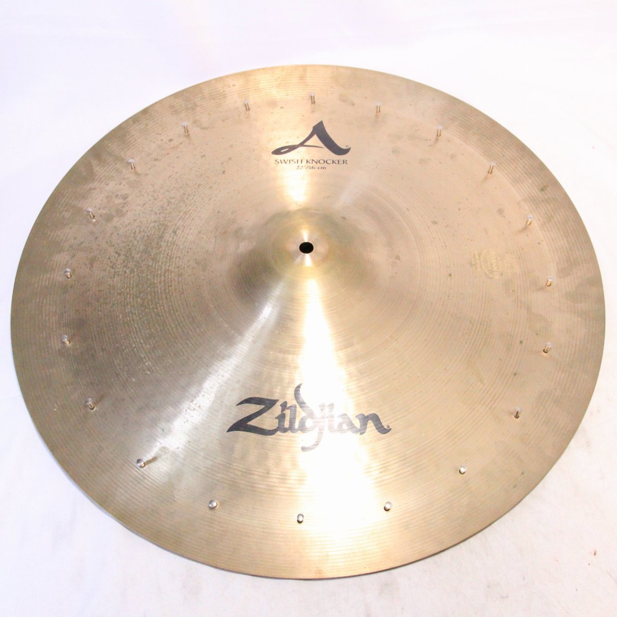 中古】ZILDJIAN / A. ZILDJIAN Swish Knocker with 20 Rivets 2562g 22