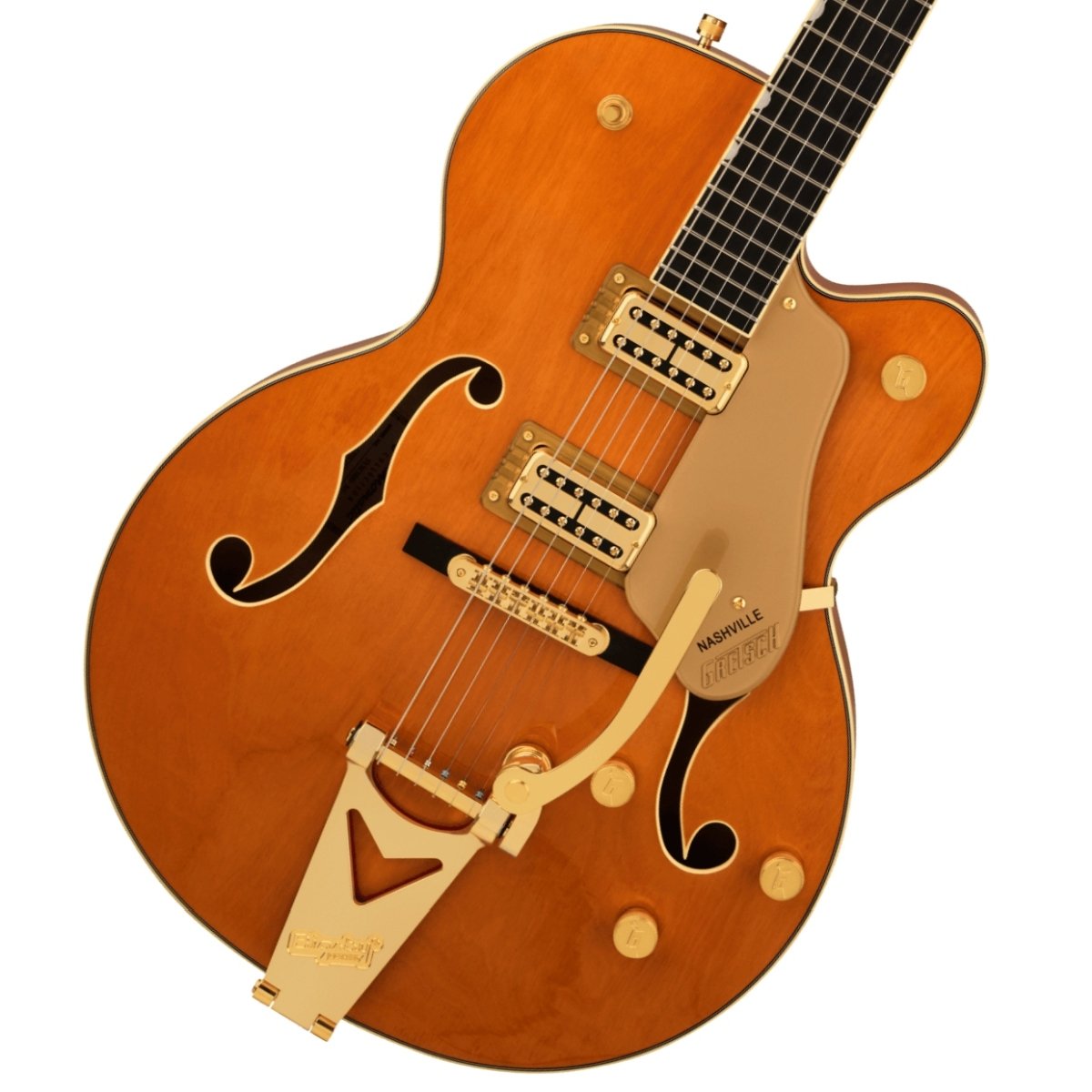 Gretsch エレキギター オレンジ Fホール ハードケース付き 楽天市場】Gretsch/G6120T-BSSMK Brian Setzer Signature Nashville