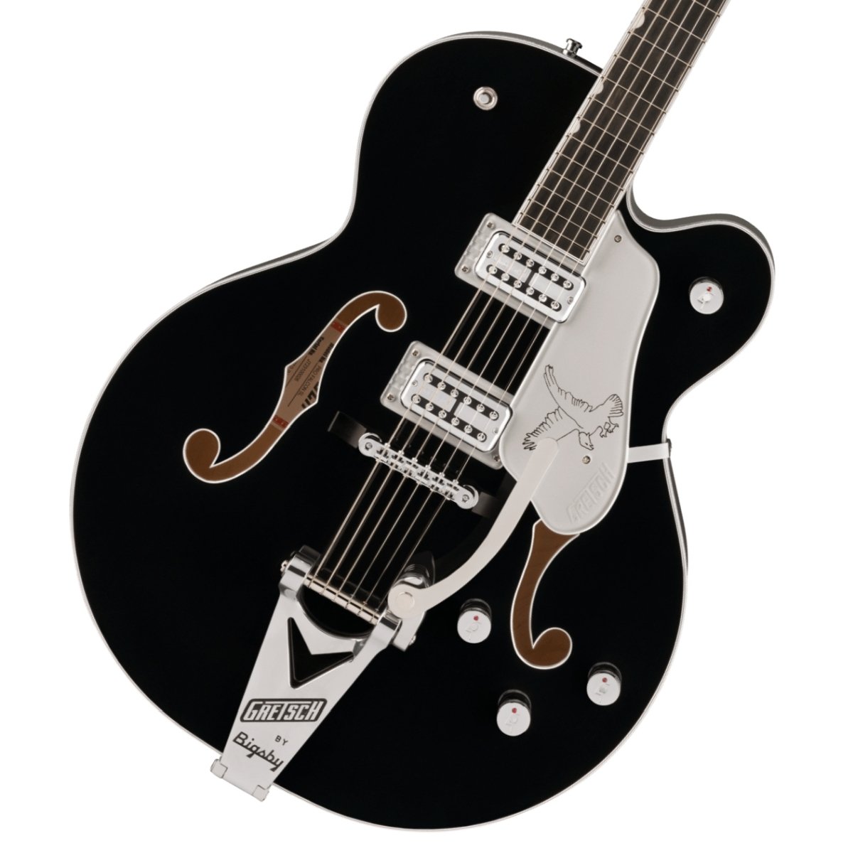 Gretsch / Falcon Hollow Body with String-Thru Bigsby and Chrome Hardware Ebony Fingerboard Black グレッチ