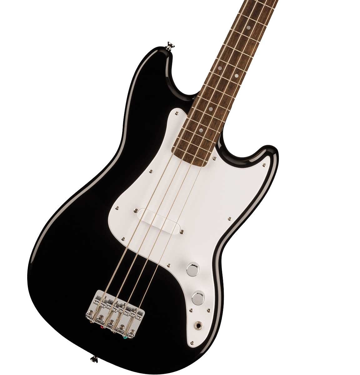 Squier by Fender / Sonic Bronco Bass Laurel Fingerboard White Pickguard Black スクワイヤー