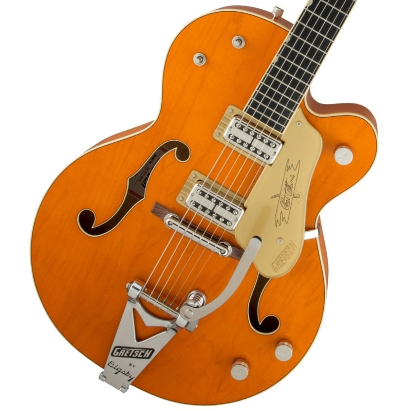 Gretsch / G6120T-59 Vintage Select Edition 59 Chet Atkins Hollow Body with Bigsby TV Jones Vintage Orange Stain Lacquer