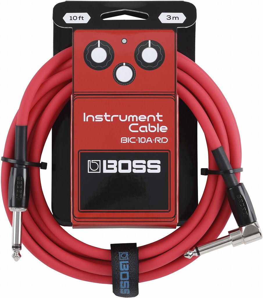 BOSS / BIC-10A-RD Instrument Cable レッド ボス ギターケーブル ギターシールド 3m 3メートル