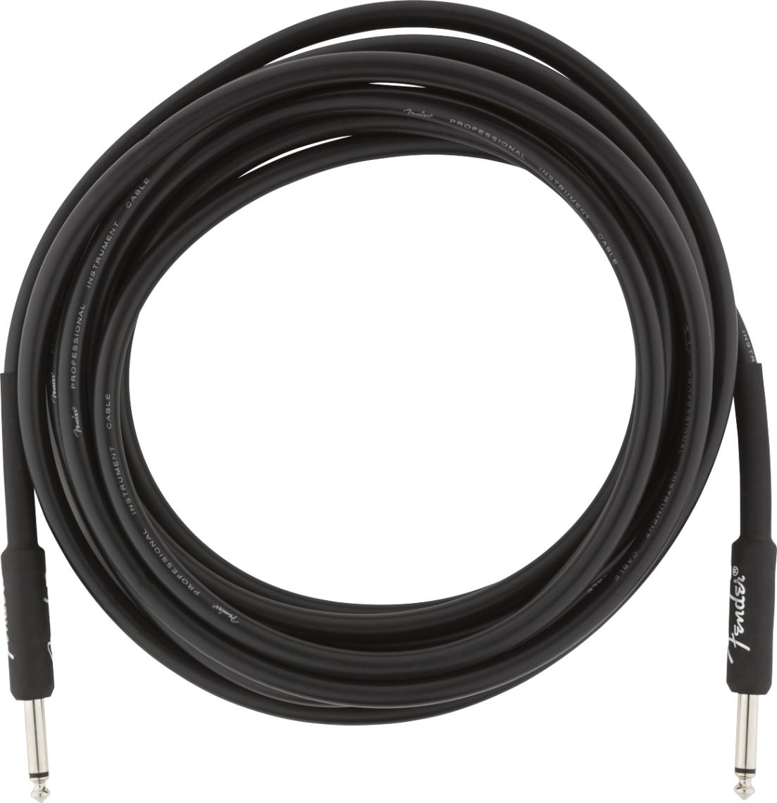 Fender /  Professional Series Instrument Cable Straight/Straight 15 Feet Black フェンダー [約457cm]