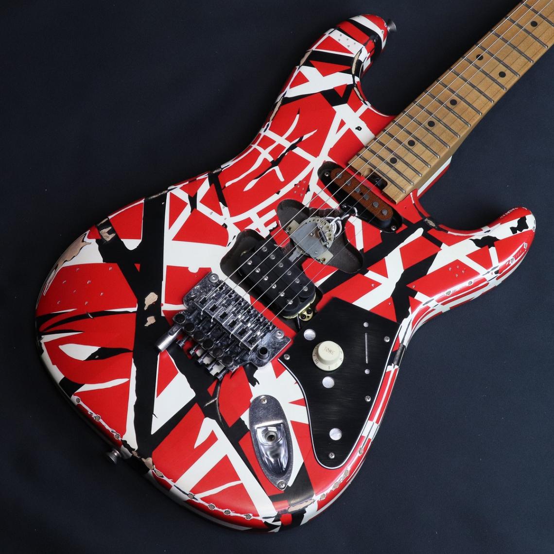 EVH / Striped Series Frankie Red/White/Black Relic 【S/N