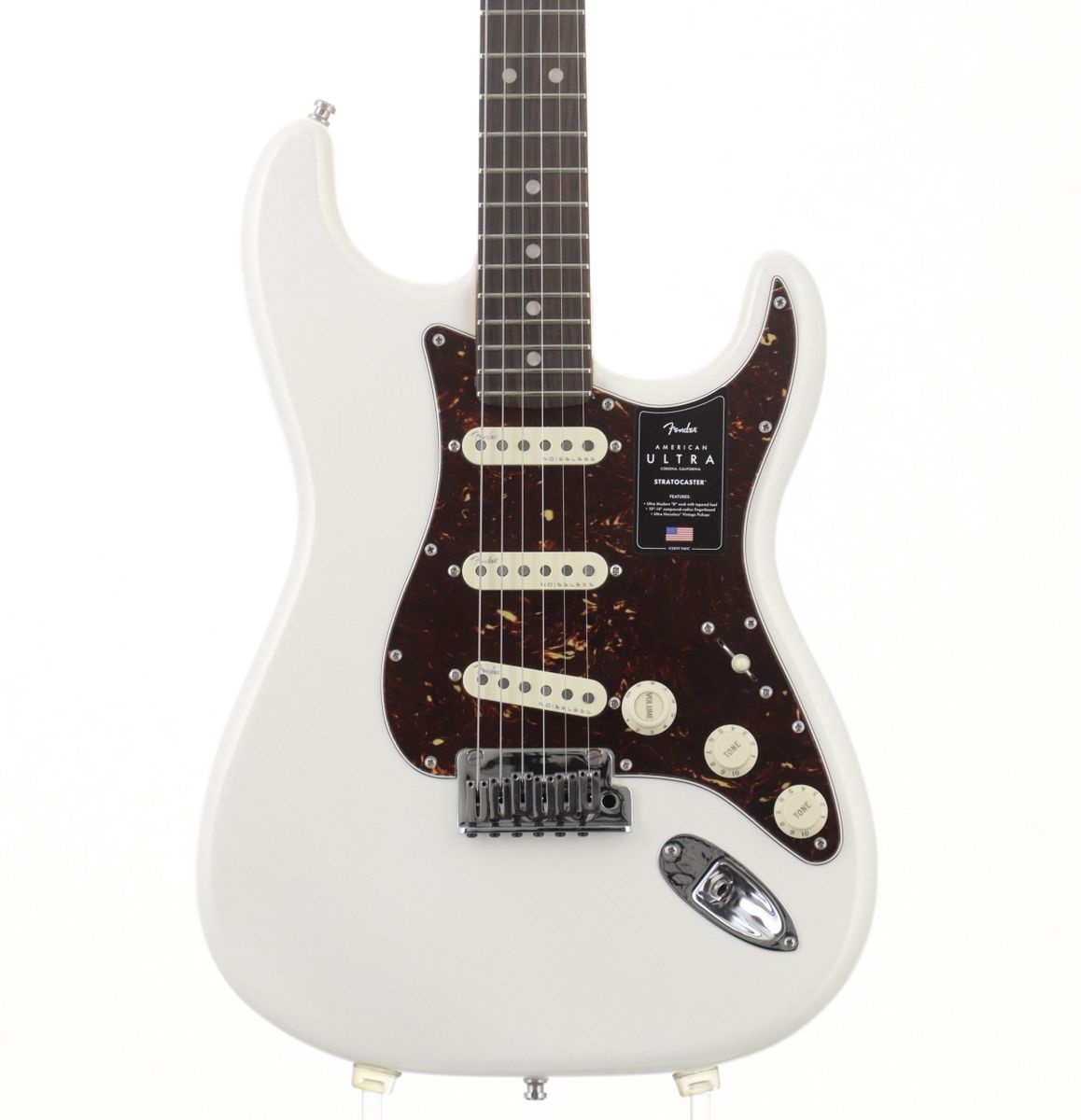 中古】Fender / American Ultra Stratocaster Arctic Pearl Rosewood