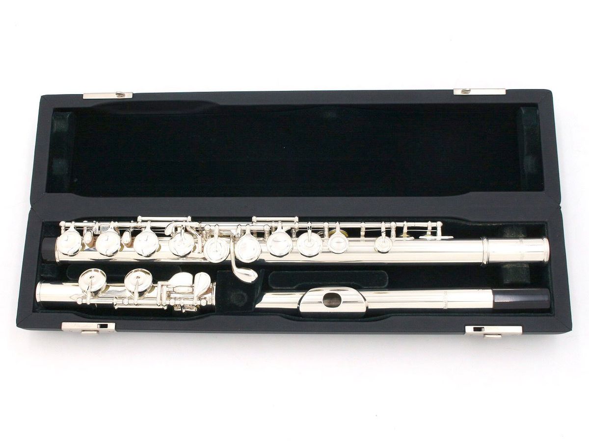 中古】PEARL / フルート PF-665E 頭部管銀製 全タンポ交換済み 【横浜