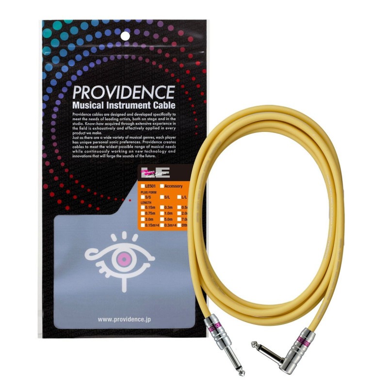 PROVIDENCE LE501 BK パッチケーブル シールド Providence LE501 S/L (5m) 【 プロビデンス 楽器用 ケーブル シールド