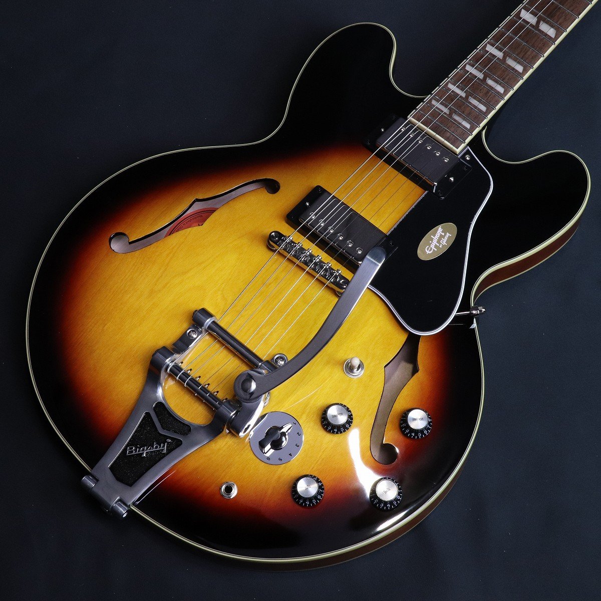 非常に希少）2011年製エピフォン ES-345 AW ビグスビー付き 非常に希少
