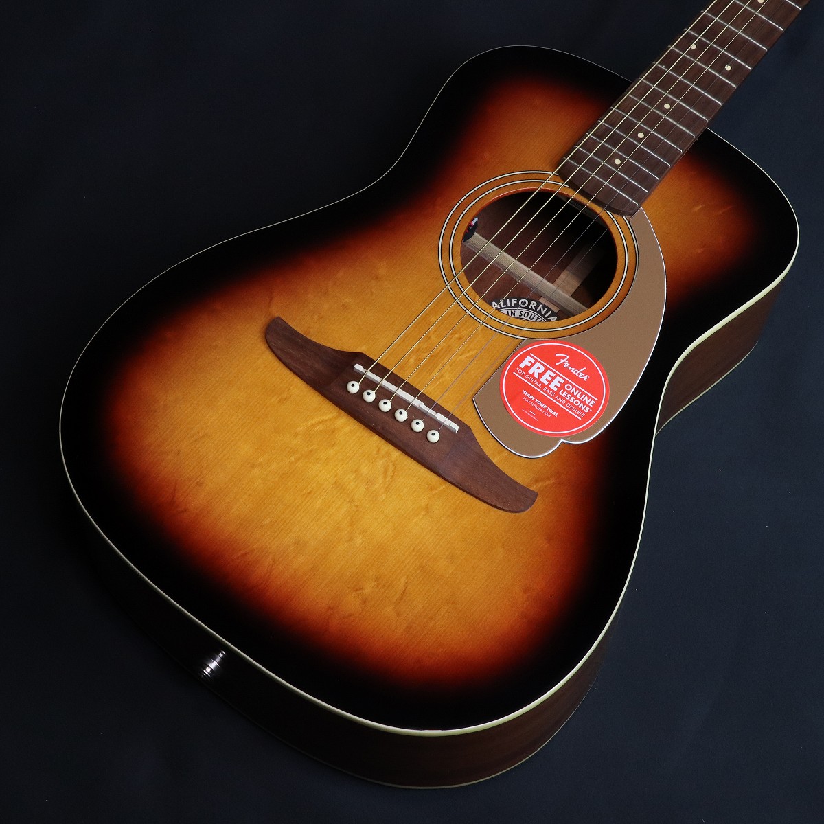 Fender / Malibu Player Walnut Fingerboard Gold Pickguard Sunburst