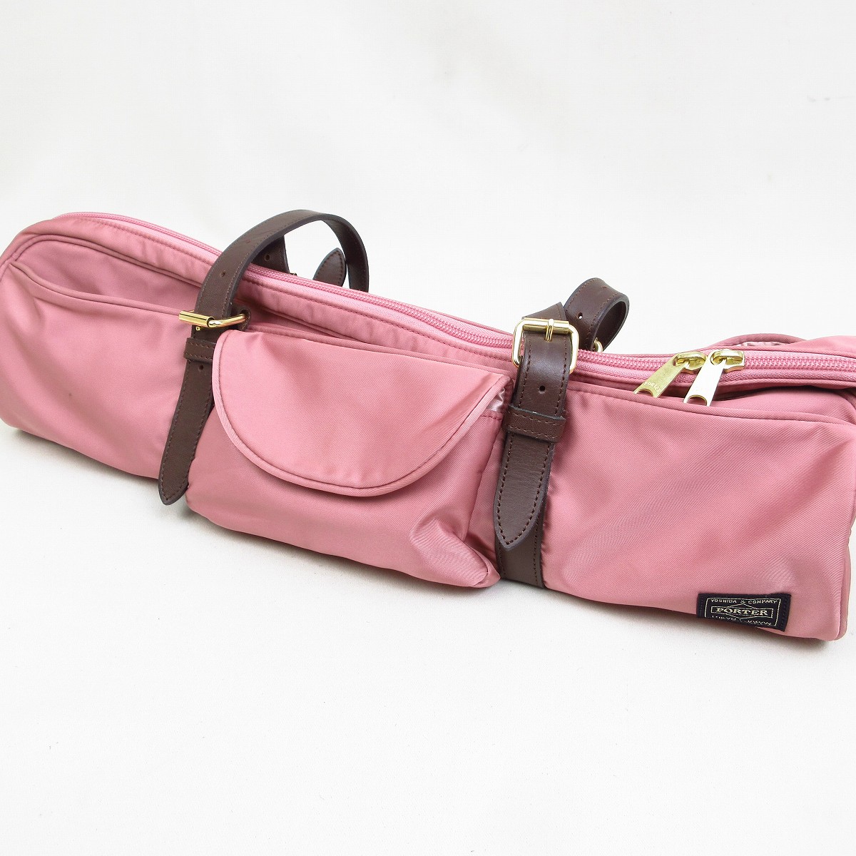 PORTER フルートバッグ(ボストンタイプ) ピッコロ 中古】PORTER×PRIMA / フルートバッグ BOSTON TYPE ピンク 【横浜店