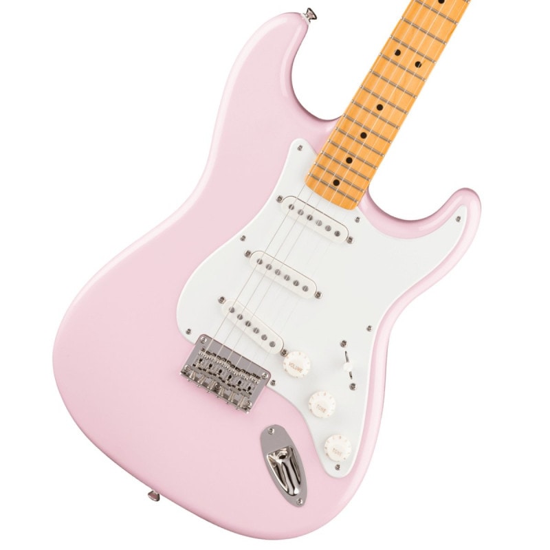 Squier by Fender / Classic Vibe '50s Stratocaster HT Maple Fingerboard Parchment Pickguard Shell Pink スクワイヤー