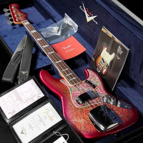 Fender Custom Shop / Limited Edition Jazz Bass Relic Pink Paisley