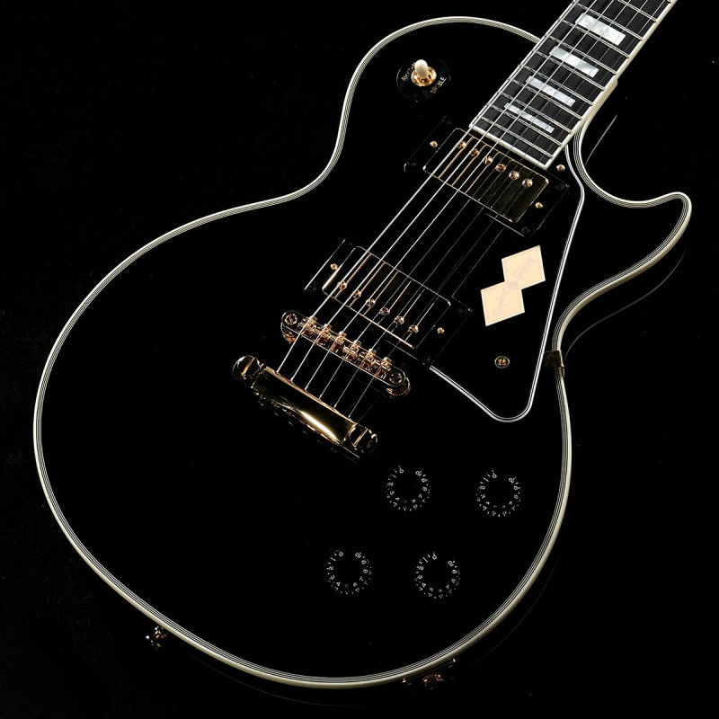 Epiphone / Inspired by Gibson Custom Les Paul Custom Ebony Ebony Fingerboard w/GibsonUSA 490R/498T (重量:4.10kg)【S/N:25074520523】【渋谷店】