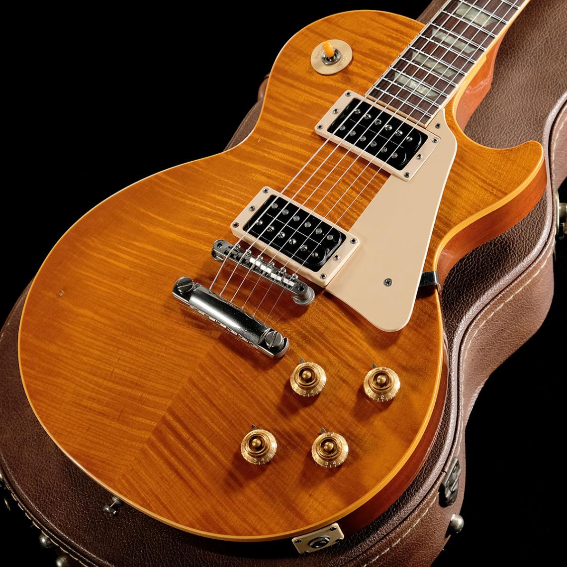 中古】Gibson USA / Les Paul Classic Premium Plus Trans Amber 1995