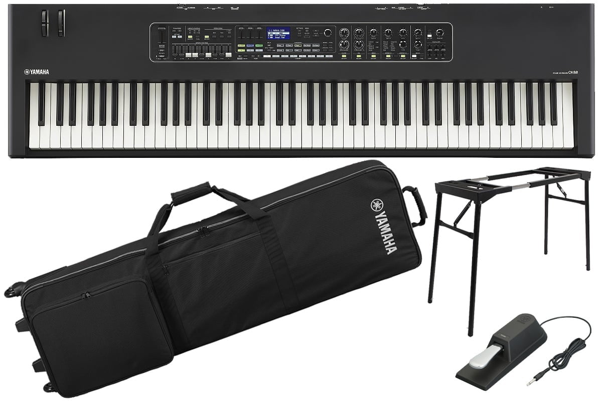 YAMAHA / CK88 専用ケース＆スタンド＆サスティンペダル(FC4A)セット【渋谷店】《取り寄せ・納期11月予定》
