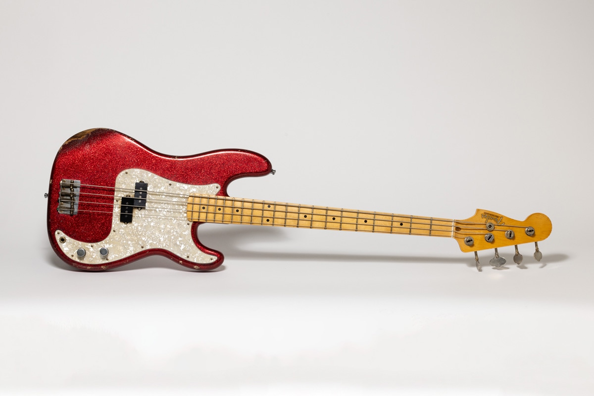 Fender Custom Shop / Limited Edition Masterbuilt J Precision Bass King’s Red Sparkle by Greg Fessler