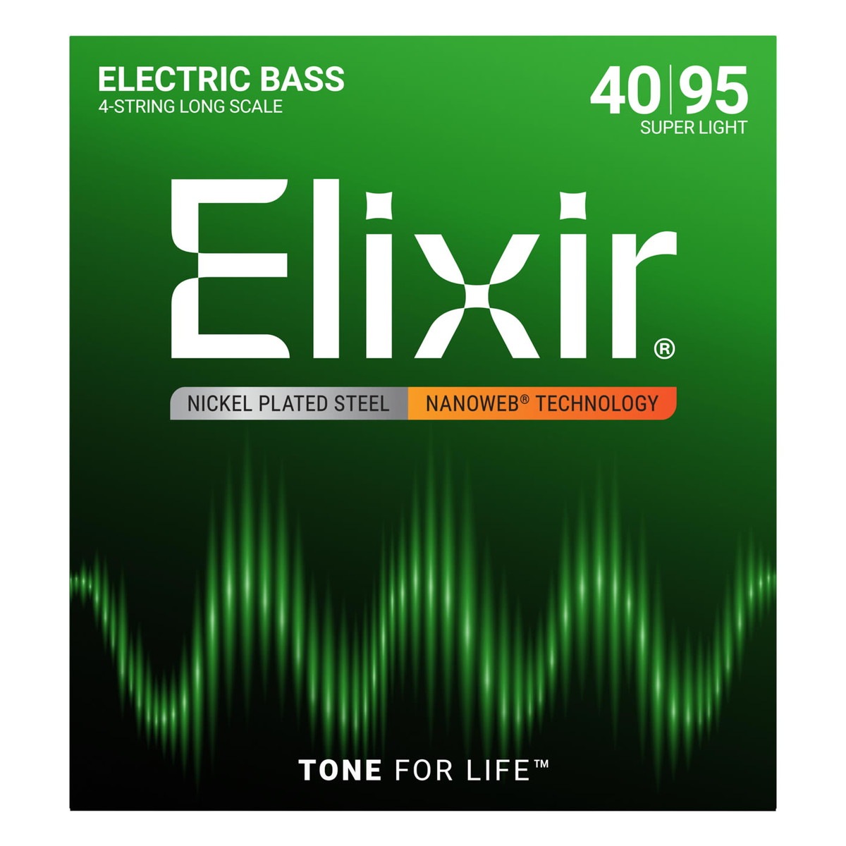 Elixir / 14002 4-String Super Light Long Electric Bass Nickel