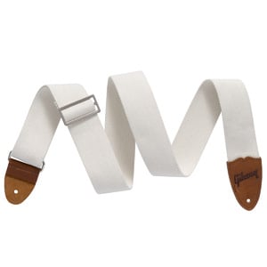 Gibson / ASCNVS-WHT The Canvas (White) ギブソン ストラップ