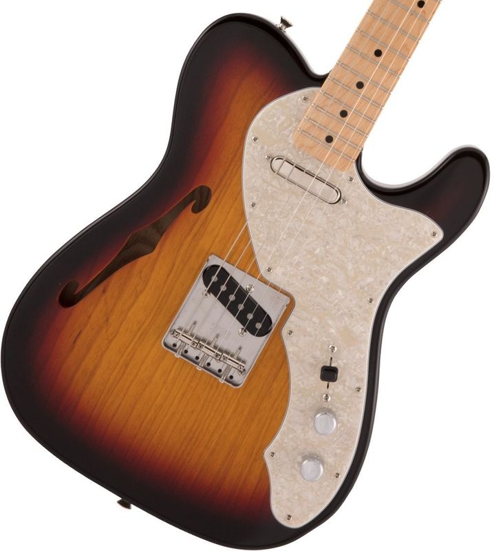 [長期在庫クリアランスセール]Fender / Made in Japan Heritage 60 Telecaster Thinline Maple Fingerboard 3-Color Sunburst