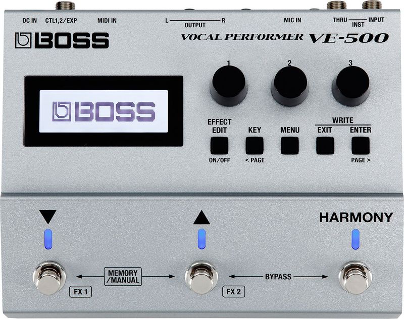 BOSS ボーカルパフォーマーVE-500 美品 BOSS / VE-500 Vocal Performer ボーカル用エフェクター ボス VE500