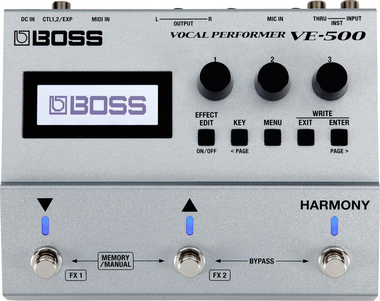 Vocal performer VE-5 BOSS ボーカルエフェクター BOSS VE-5-RD Vocal Performer｜ミュージックランドKEY