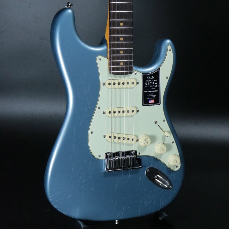Fender / American Ultra Luxe Vintage ‘60s Stratocaster Rosewood Ice Blue Metallic 【S/N US25004279】【アウトレット特価】