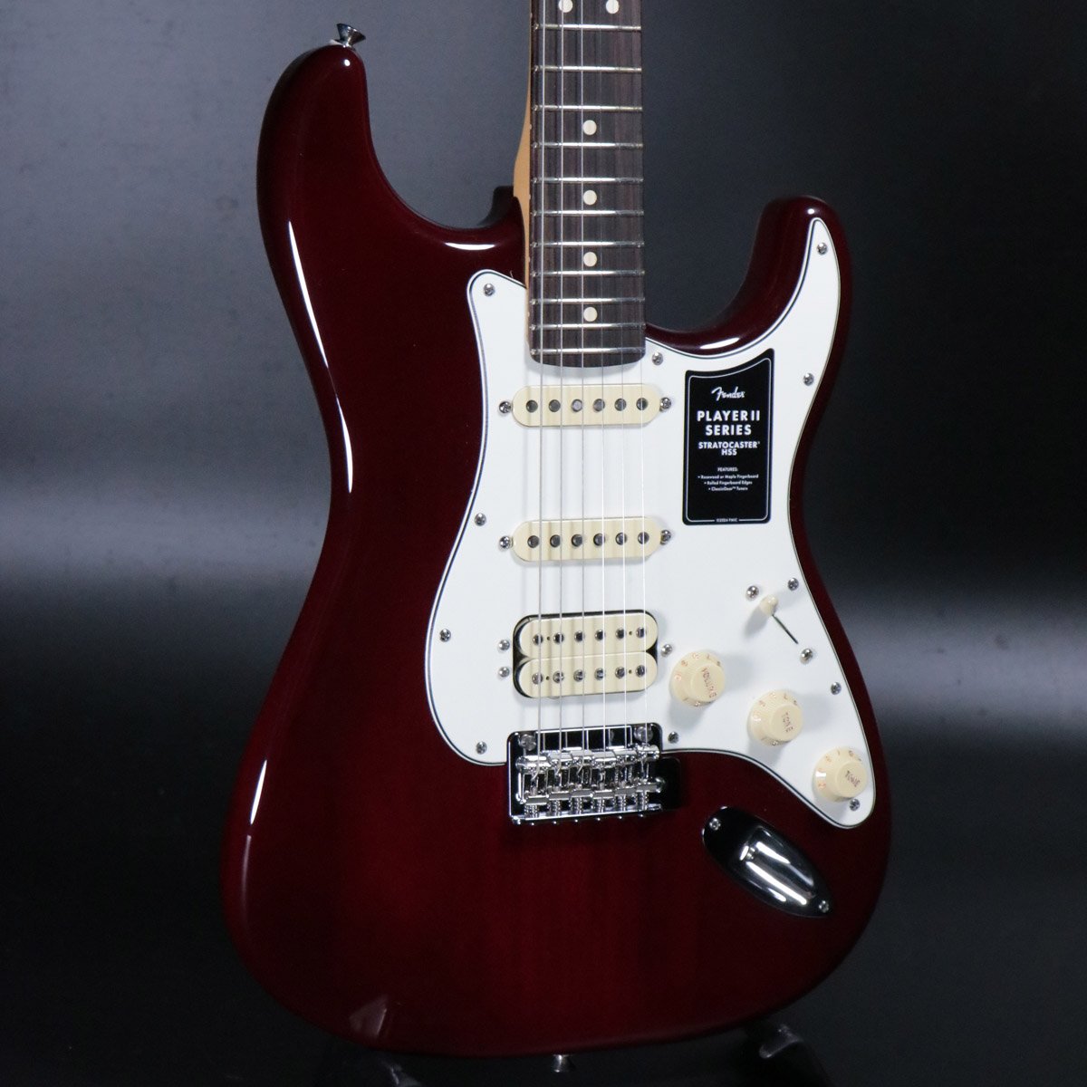 Fender Mexico / Player II Stratocaster HSS Rosewood Transparent