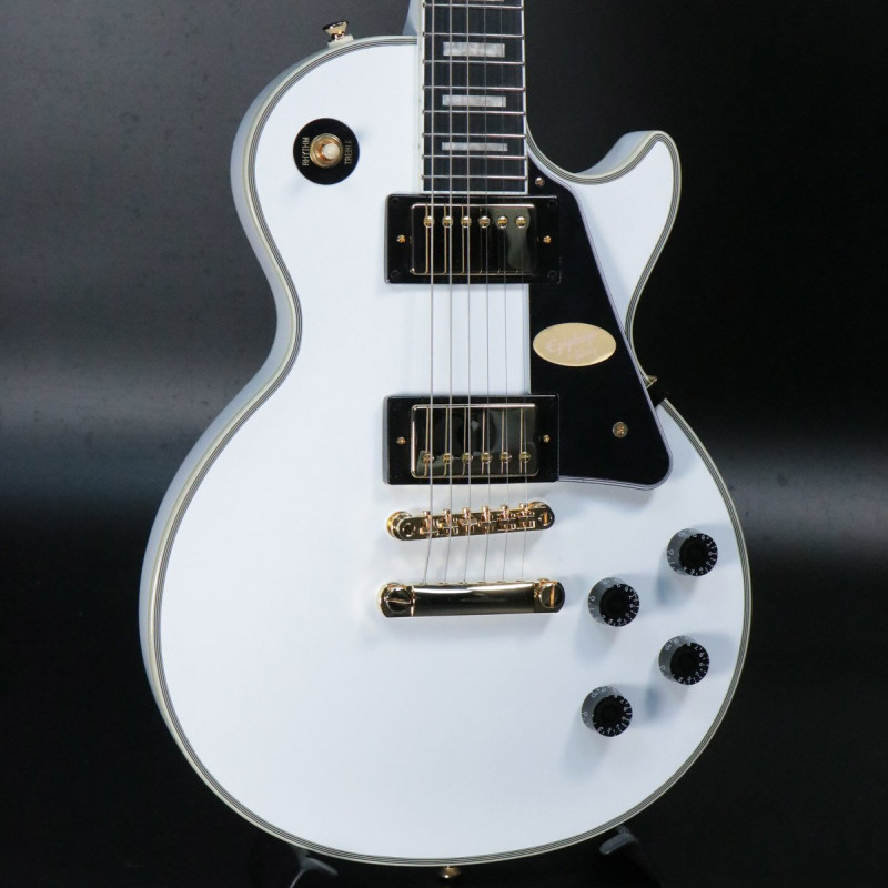 Epiphone by Gibson / Inspired by Gibson Les Paul Custom Alpine White 【S/N 25051527975】【アウトレット特価】