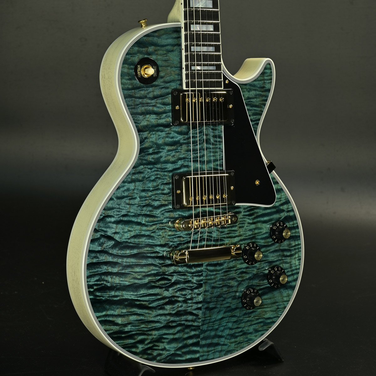 中古】Gibson Custom / M2M 1968 Les Paul Custom 5AQ Nordic Blue w