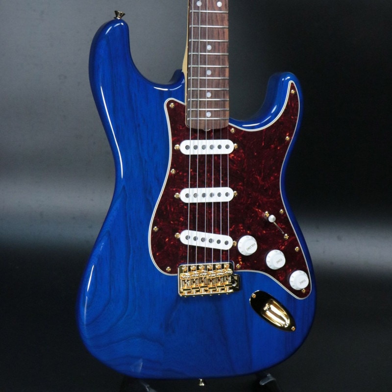 rockoon kawai ストラト シースルーブルー　アッシュ日本製　ネイビー rockoon kawai ストラト シースルーブルー アッシュ日本製 ネイビー