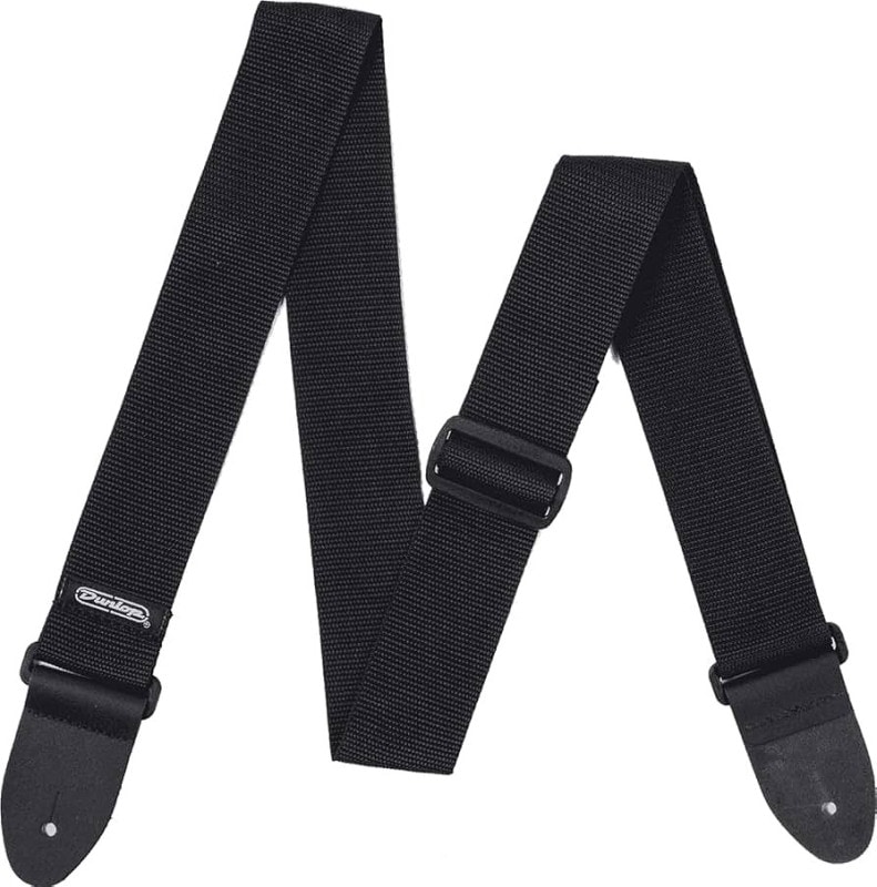Jim Dunlop / Poly Straps Black D07-01BK ギターストラップ