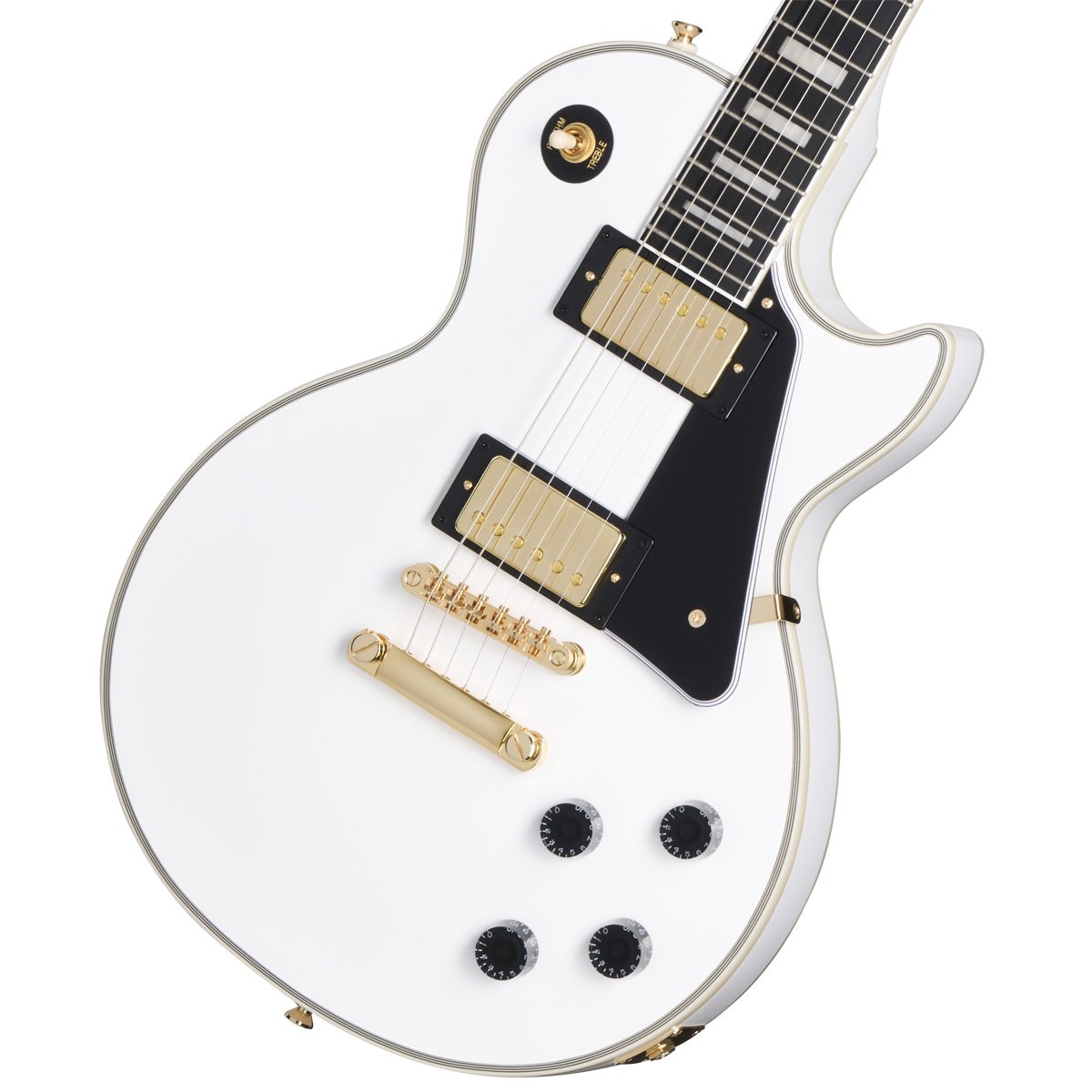 EPIPHONE レスポールカスタム ホワイト 訳アリ エピフォン Epiphone / Inspired by Gibson Les Paul Custom Alpine White
