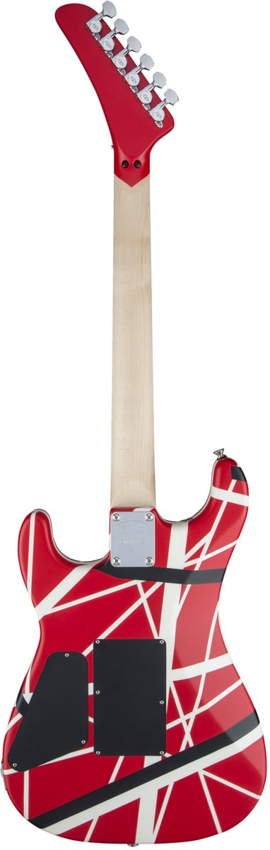 EVH / Striped Series 5150 Red Black White Stripe Transparent Red