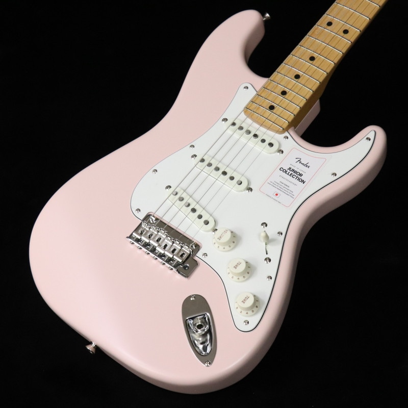 Fender / Made in Japan Junior Collection Stratocaster Maple Fingerboard Satin Shell Pink 【SN JD25017852】 【梅田店】