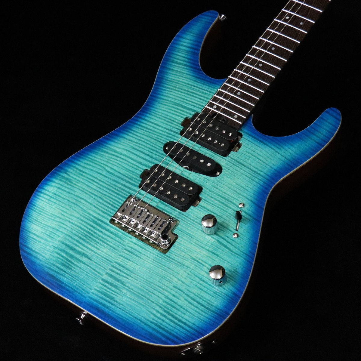 Charvel / MJ DK24 HSH 2PT W Mahogany with Flame Maple Wenge