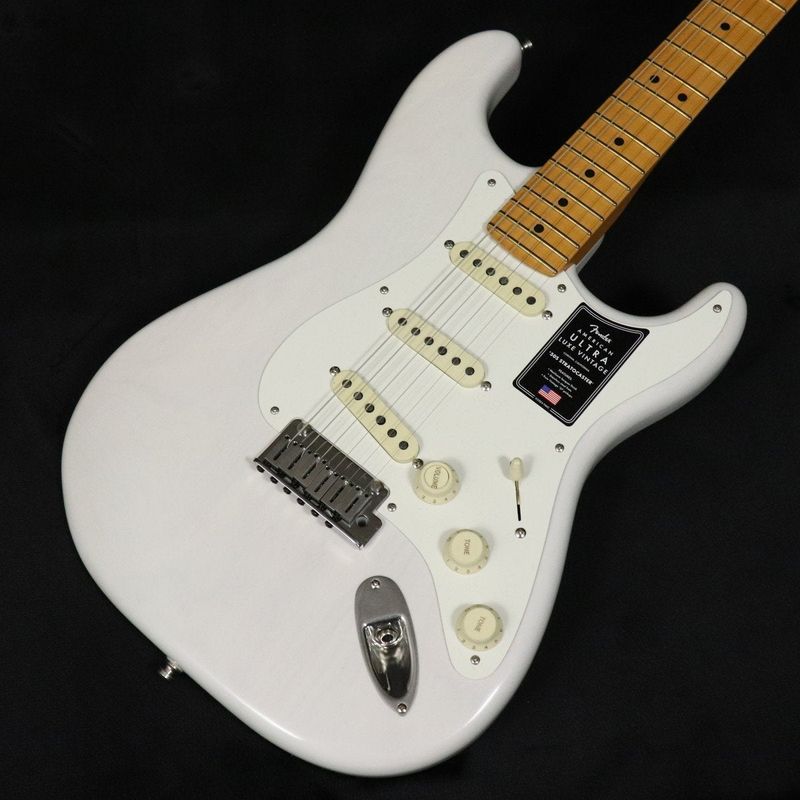 Fender / American Ultra Luxe ‘50s Stratocaster Maple Fingerboard White Blonde 【長期在庫アウトレットセール】 【梅田店】
