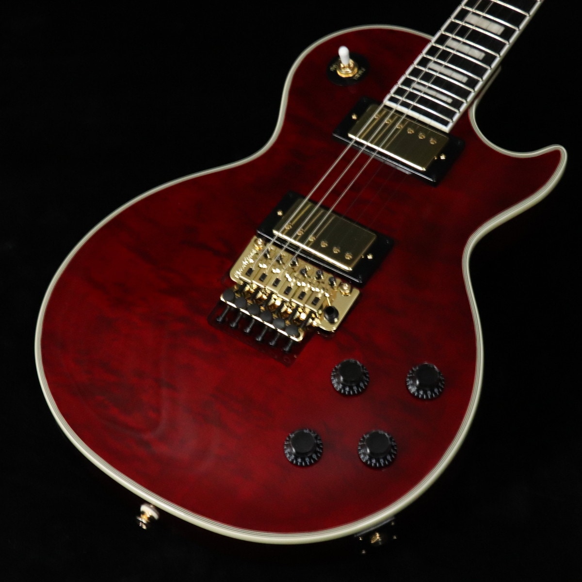 Epiphone / Alex Lifeson Les Paul Custom Axcess Quilt Ruby